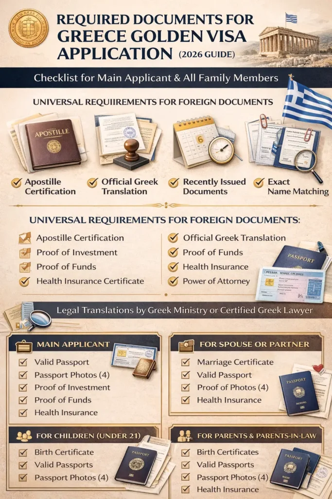 Golden Visa Application Documents: Greece Checklist 2026 2 Golden-Visa-Application-Documents-1