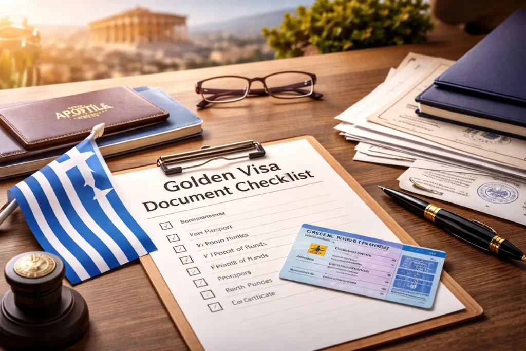 Golden Visa Application Documents: Greece Checklist 2026 1 Golden-Visa-Application-Documents