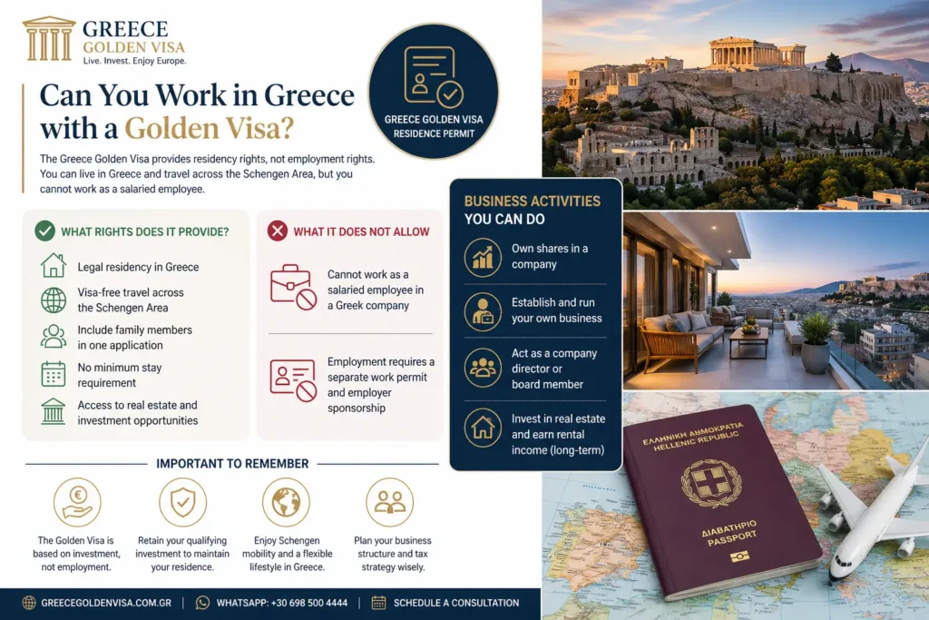 Can You Work in Greece with a Golden Visa? Rights, Limits & Investor Options 1 Can-You-Work-in-Greece-with-a-Golden-Visa-1