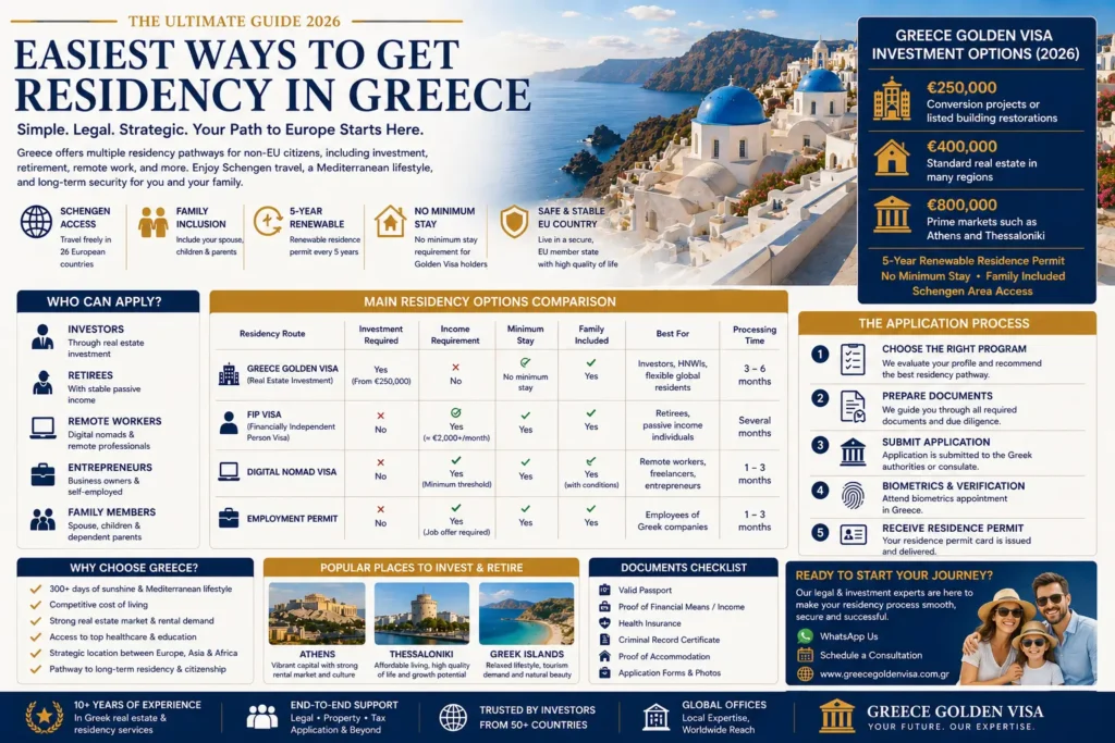 Easiest Ways to Get Residency in Greece 1 Easiest-Ways-to-Get-Residency-in-Greece