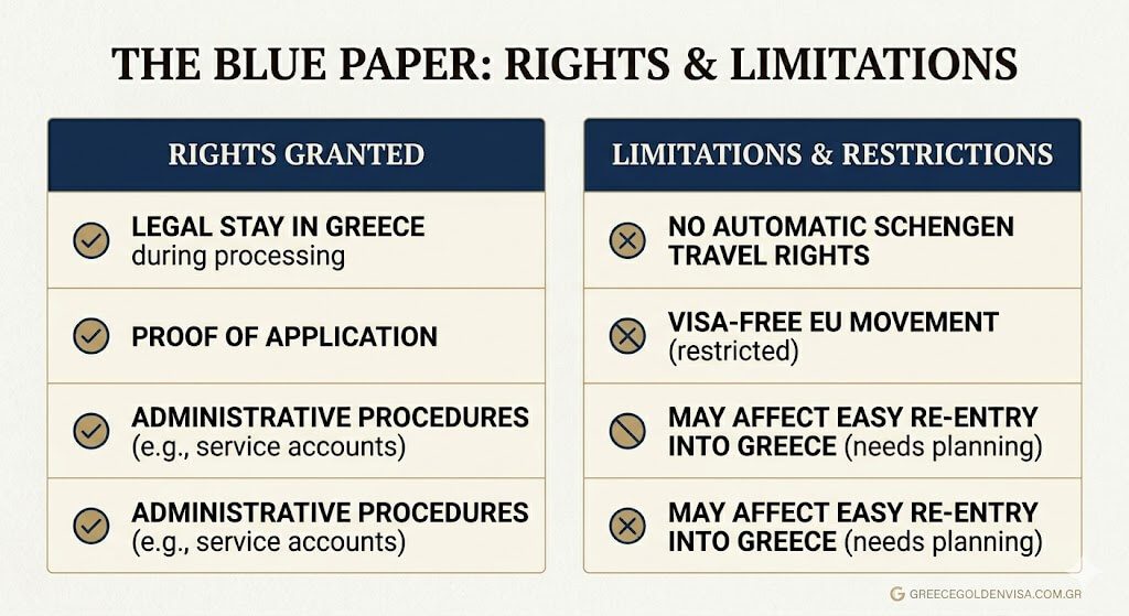 Greece Golden Visa Biometrics and Blue Paper Explained 1 Greece Golden Visa Biometrics and the Blue Paper Explained