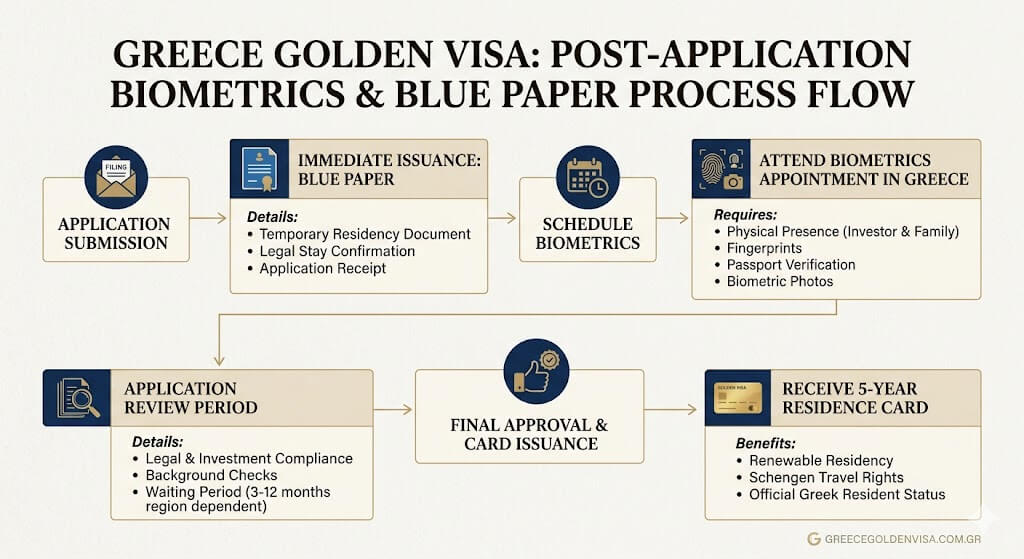 Greece Golden Visa Biometrics and Blue Paper Explained 2 Greece Golden Visa Biometrics and the Blue Paper Explained