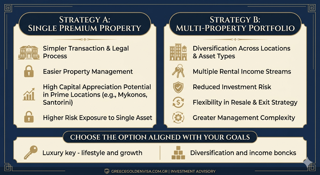 Greece Golden Visa Multiple Properties Strategy: Can You Combine Properties? 2 Greece-Golden-Visa-Multiple-Properties-Strategy