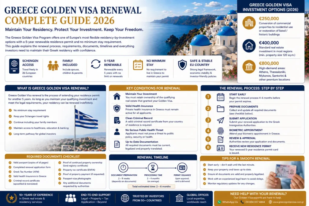 Greece Golden Visa Renewal Complete Guide 1 Greece Golden Visa Renewal Complete Guide