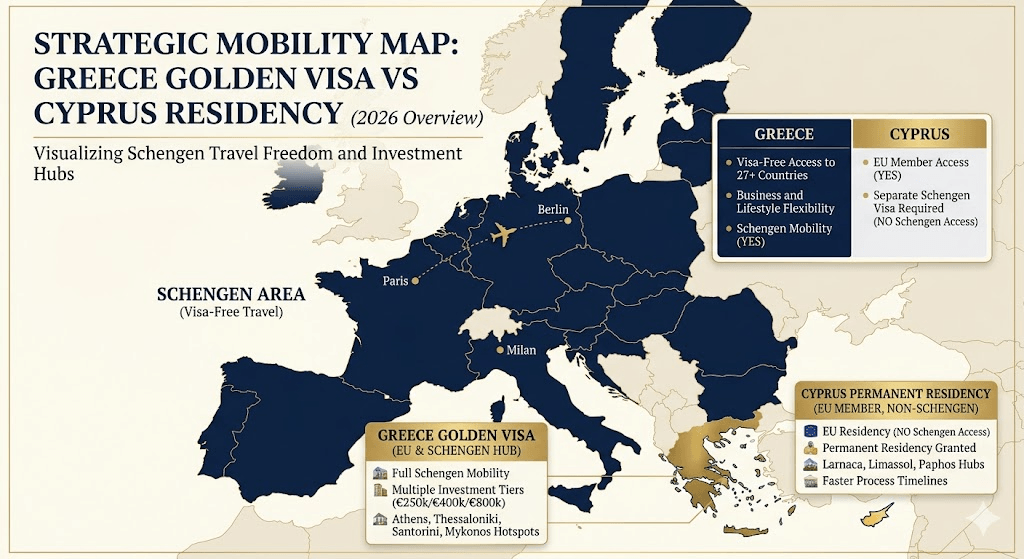 Greece vs Cyprus Golden Visa: Which Residency Program Is Better? 1 Greece-Golden-Visa-vs-Cyprus-Golden-Visa-Residency