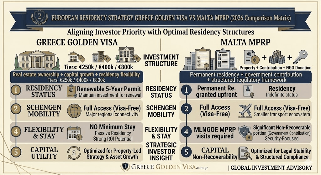 Greece vs Malta Residency by Investment: Which Program Is Better? 1 Greece-Golden-Visa-vs-Malta-Residency