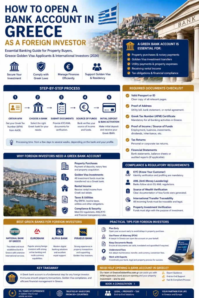 How to Open a Bank Account in Greece as a Foreign Investor 1 How to Open a Bank Account in Greece as a Foreign Investor