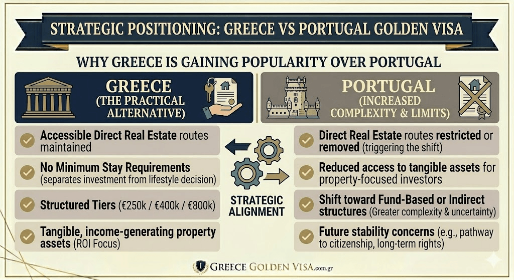 Why Greece Is Replacing Portugal for Golden Visa Investors 1 Why Greece Is Gaining Popularity Over Portugal 2