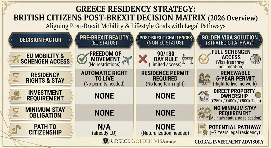Greece Golden Visa After Brexit: Why More British Citizens Are Turning to Greece 1 Greece Golden Visa After Brexit Why More British Citizens Are Turning to Greece